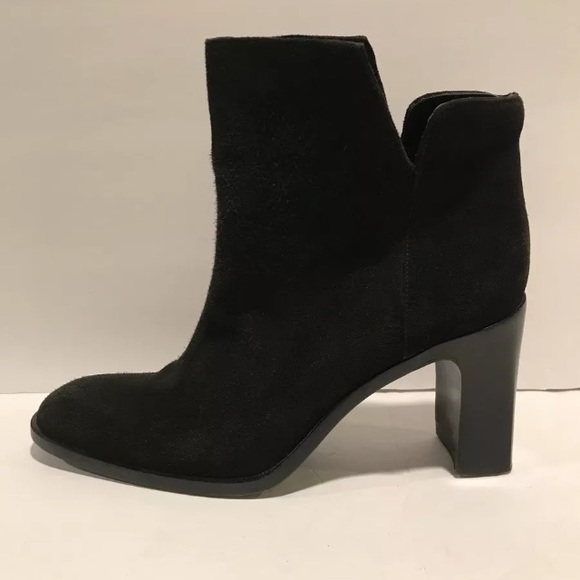 Joan Helpern signature suede ankle boots black 10 - Picture 2 of 8